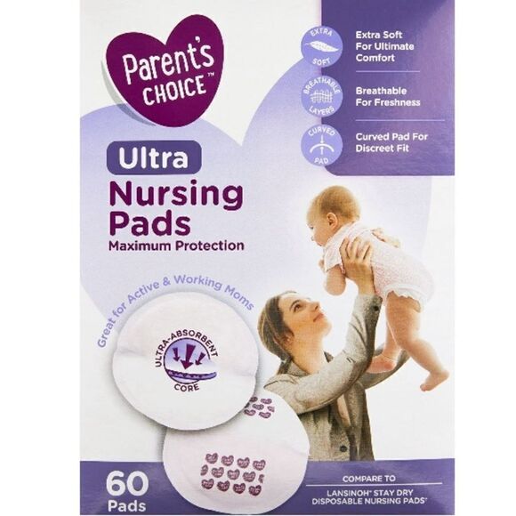 Women’s Ultra Disposable Nursing Breastfeeding Pads, 60ct 2 Full Boxes - Picture 2 of 8